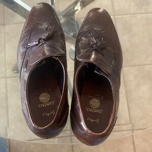 Comfort Plus by Predictions Men's Dark Brown Tassel Loafers